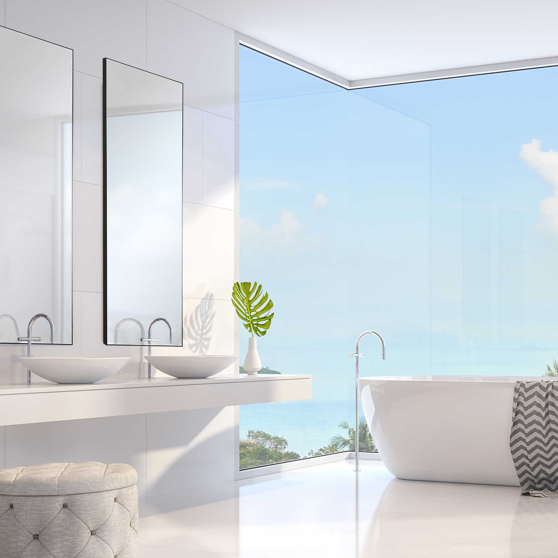Ivorra Black Wall Mirror