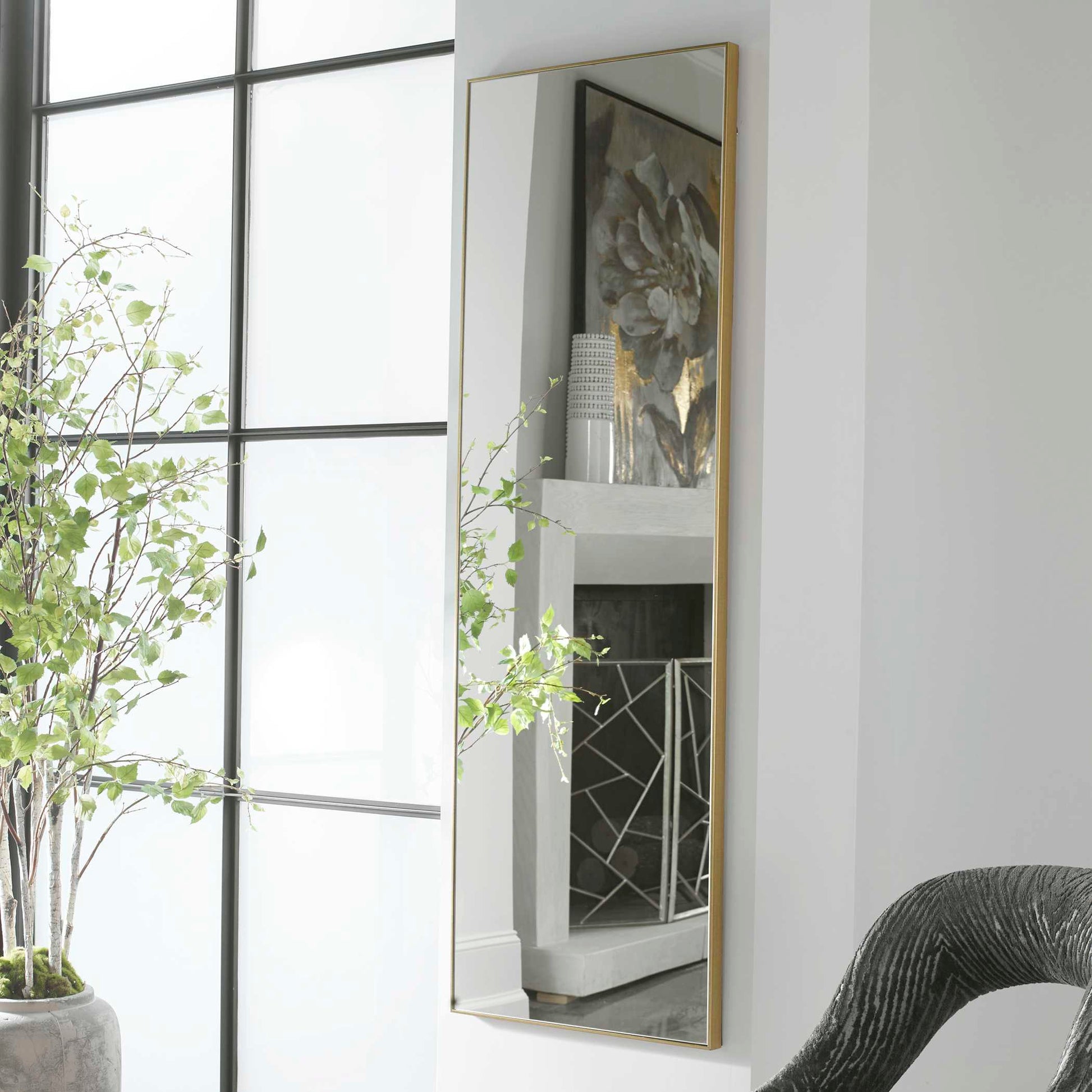 Kesler Gold Wall Mirror