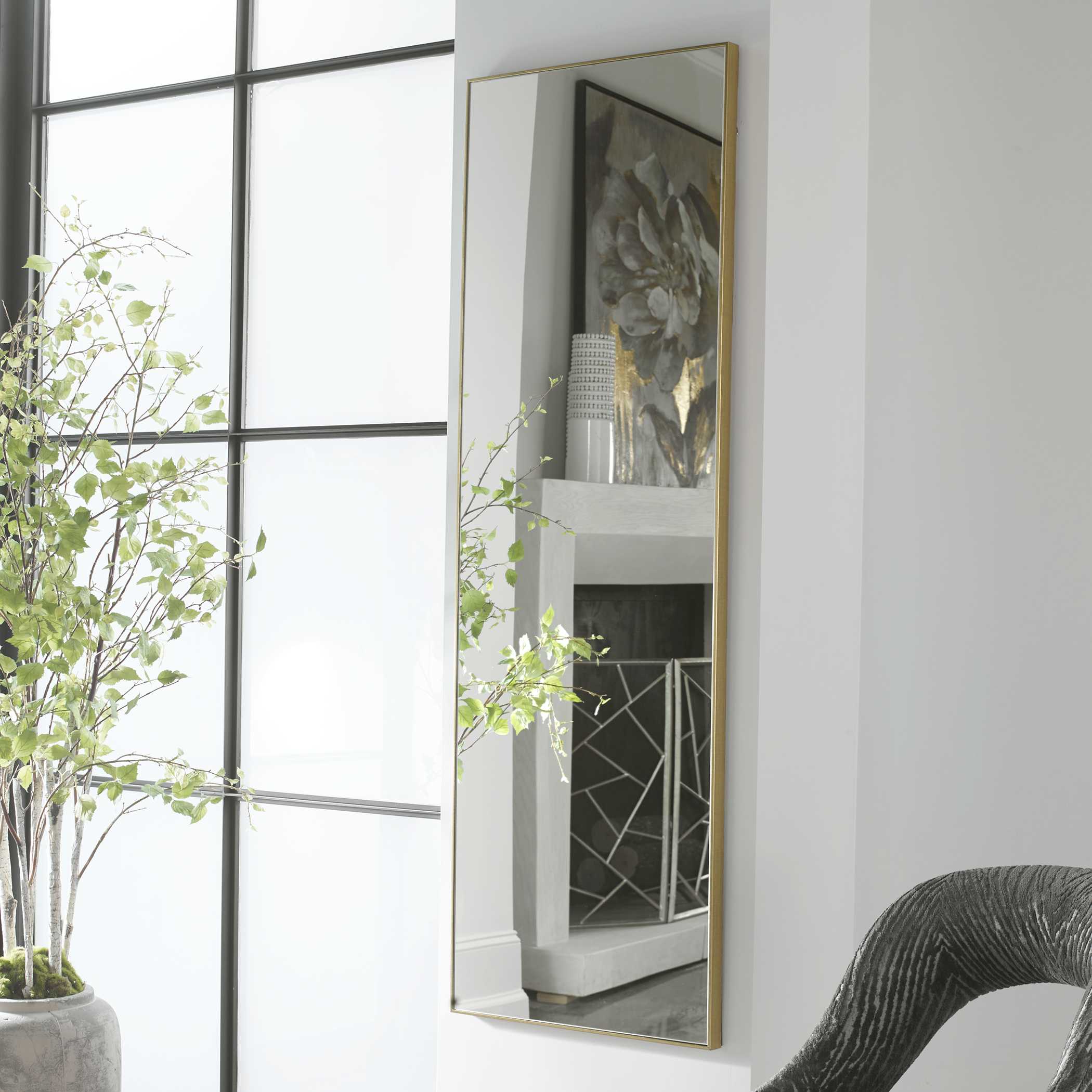 Kesler Gold Wall Mirror