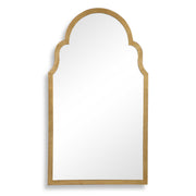 Harlow Arched Gold Iron Wall Mirror