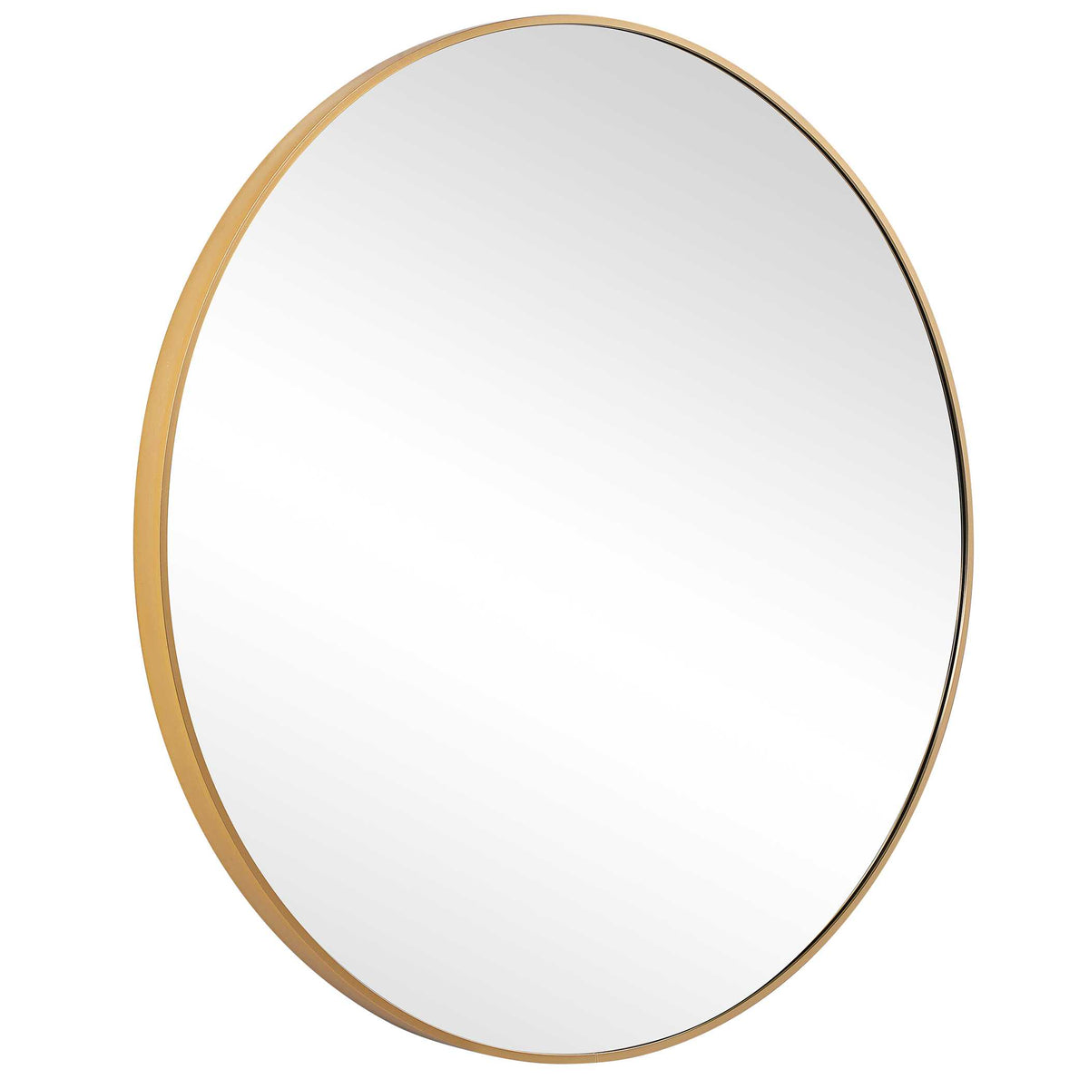 Lorenza Round Gold Wall Mirror