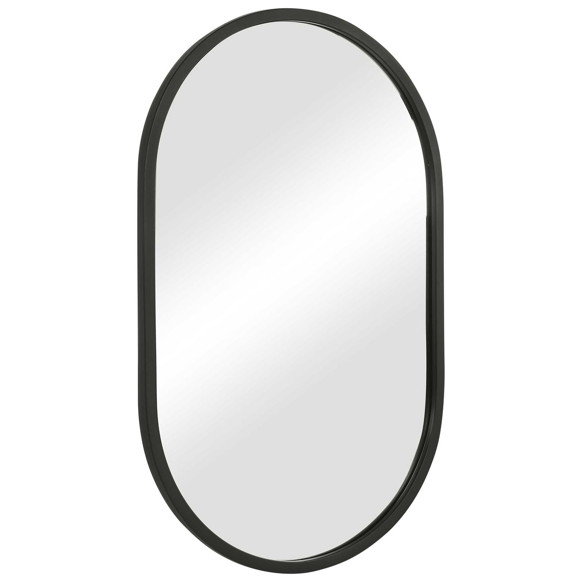 Marchetti Matte Black Wall Mirror