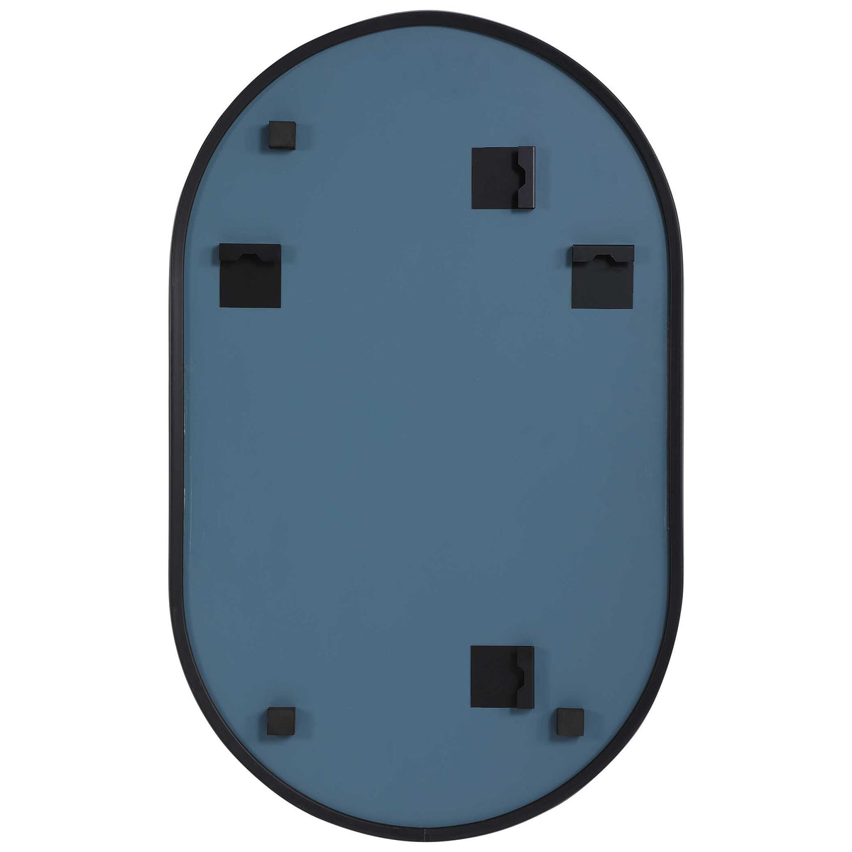 Marchetti Matte Black Wall Mirror