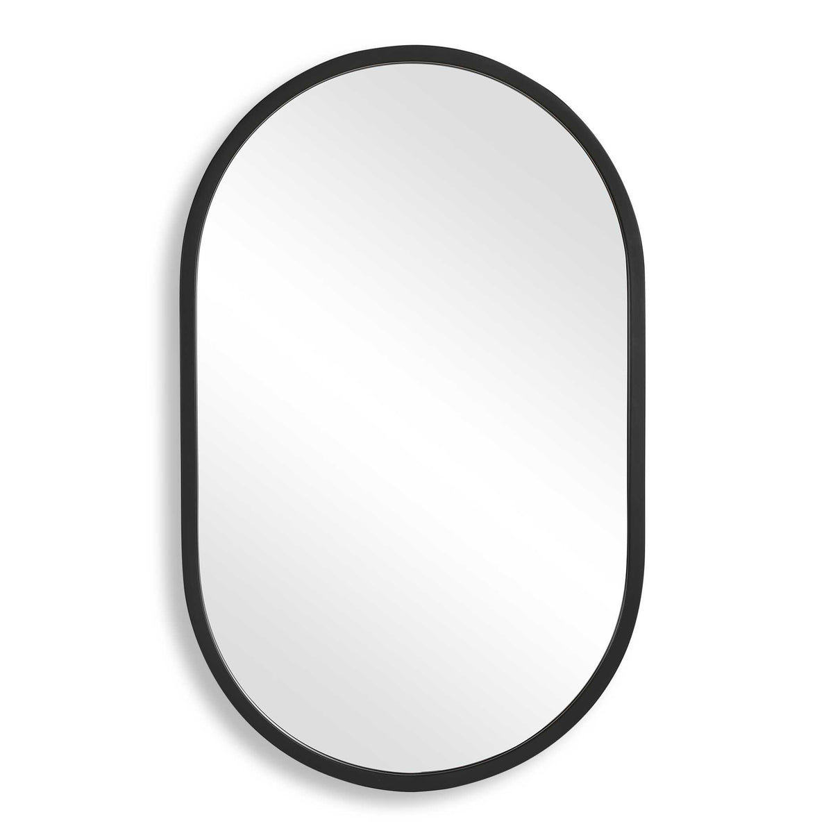 Marchetti Matte Black Wall Mirror