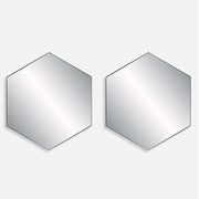 Uttermost Amaya Octagonal Mirrors, S/2