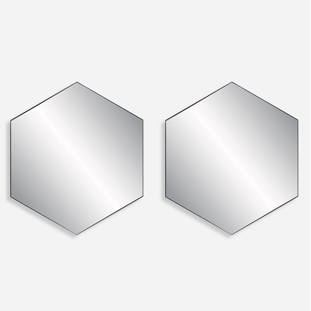 Uttermost Amaya Octagonal Mirrors, S/2