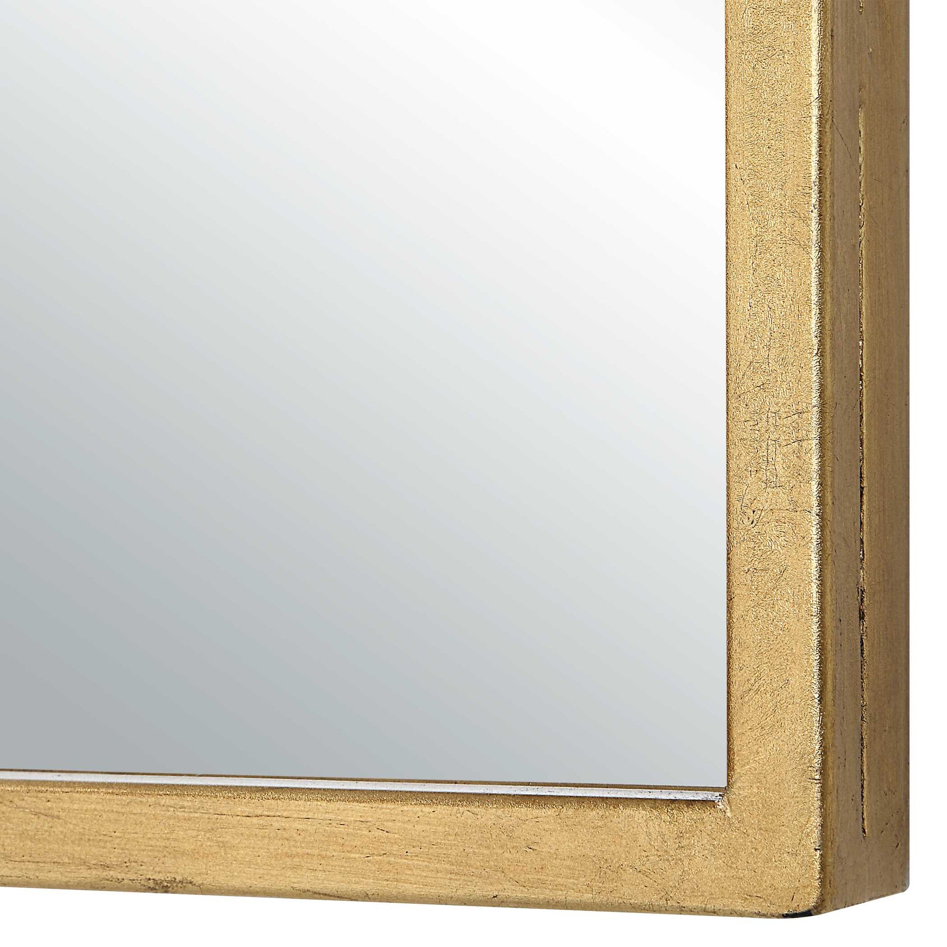 Oriel Gold Iron Wall Mirror
