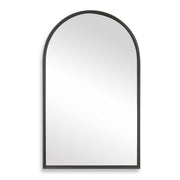 Palmera Arched Matte Black Wall Mirror
