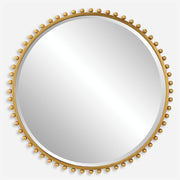 Uttermost Taza Gold Round Mirror