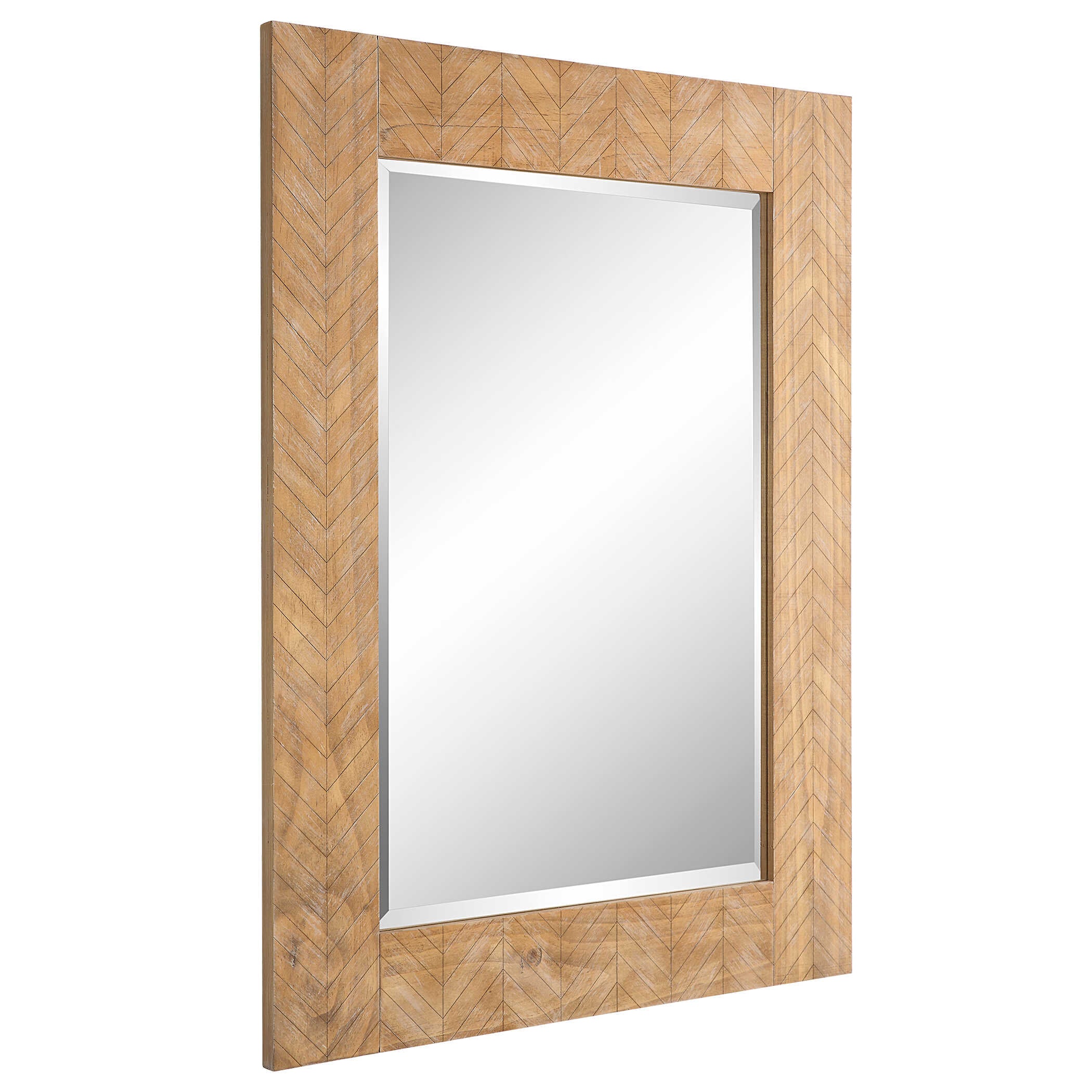 Ravenna Natural Wood Wall Mirror