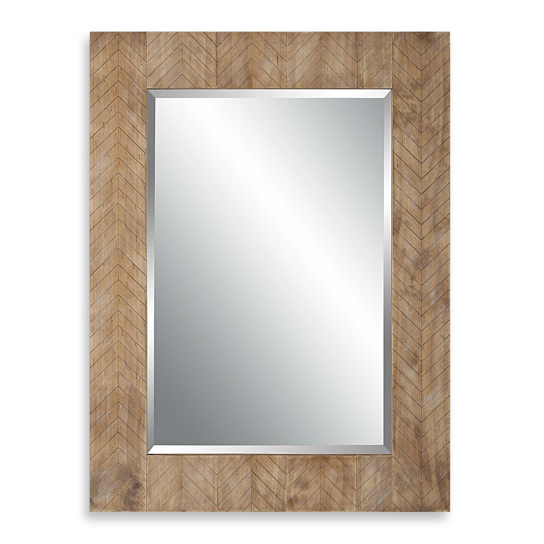 Ravenna Natural Wood Wall Mirror