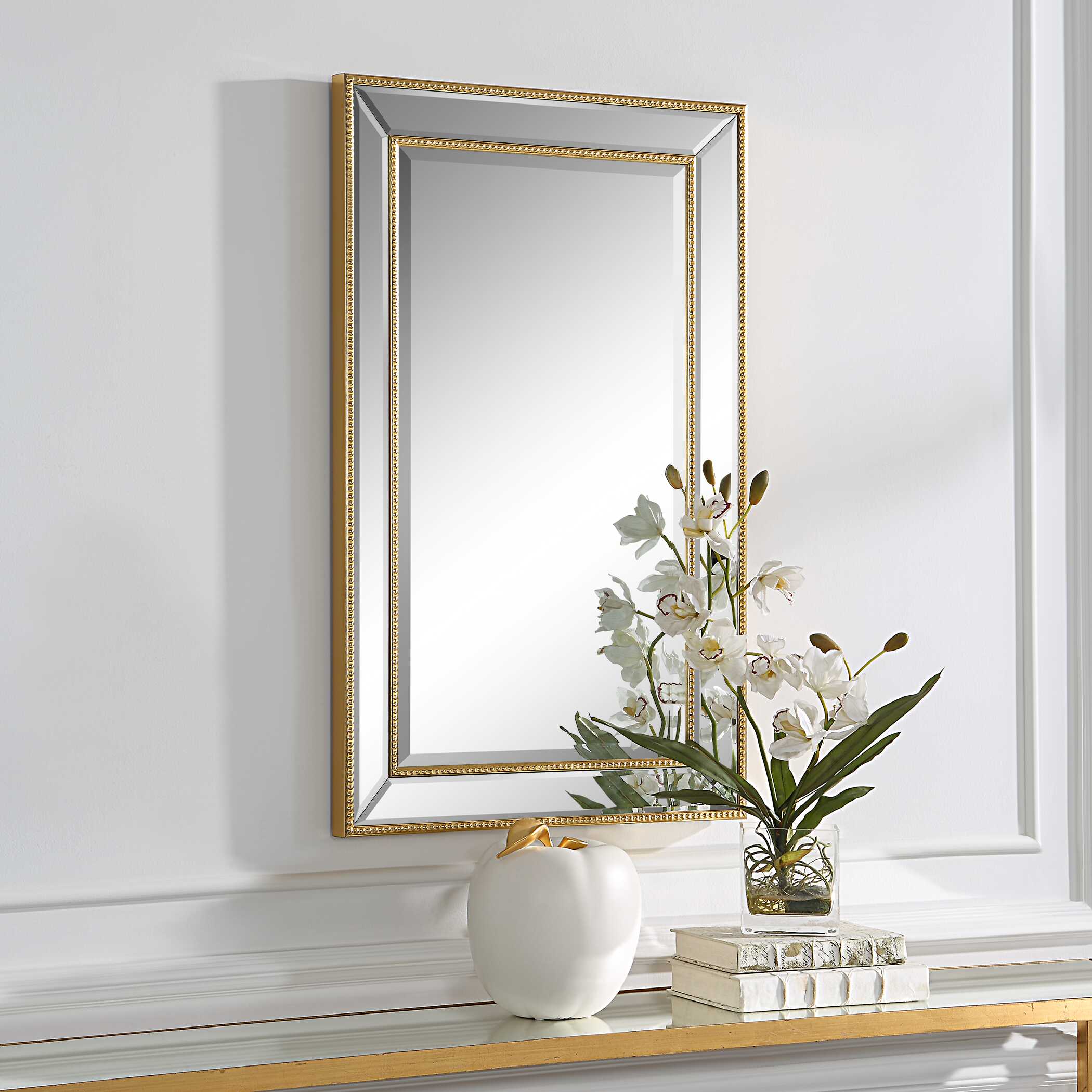 Quenby Gold Wall Mirror