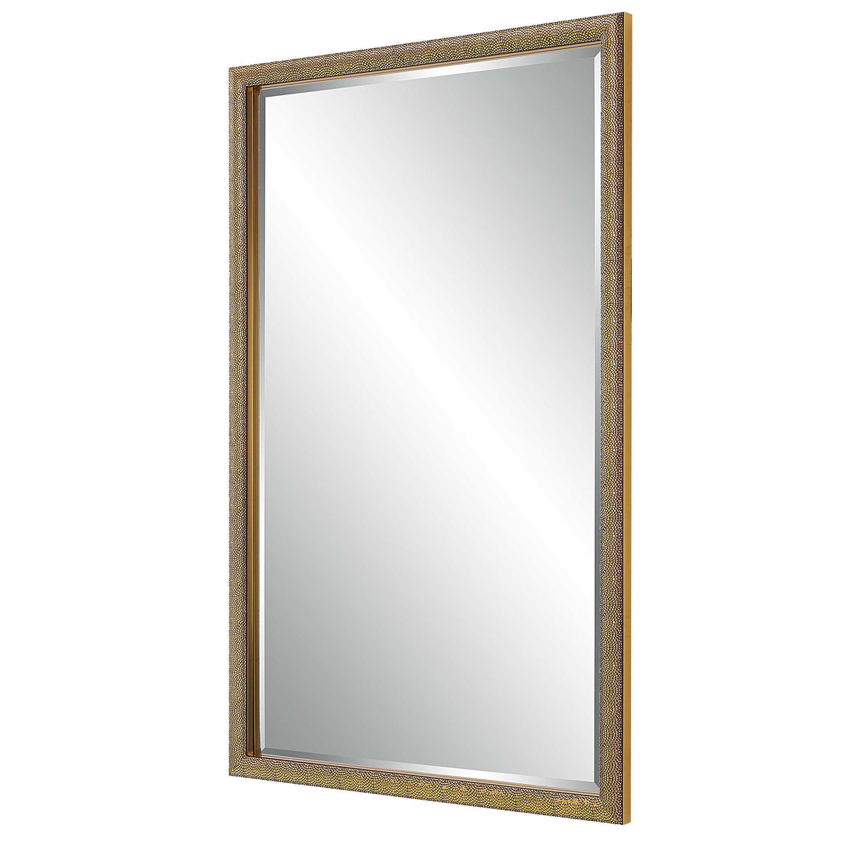 Seraphine Round Gold Wall Mirror