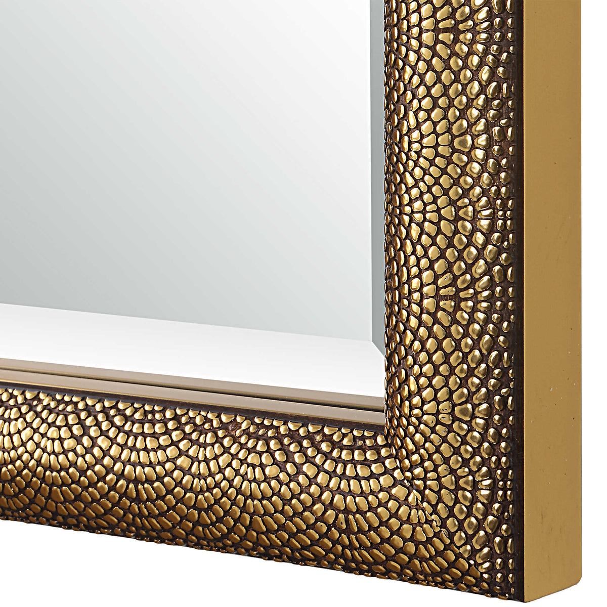 Seraphine Round Gold Wall Mirror