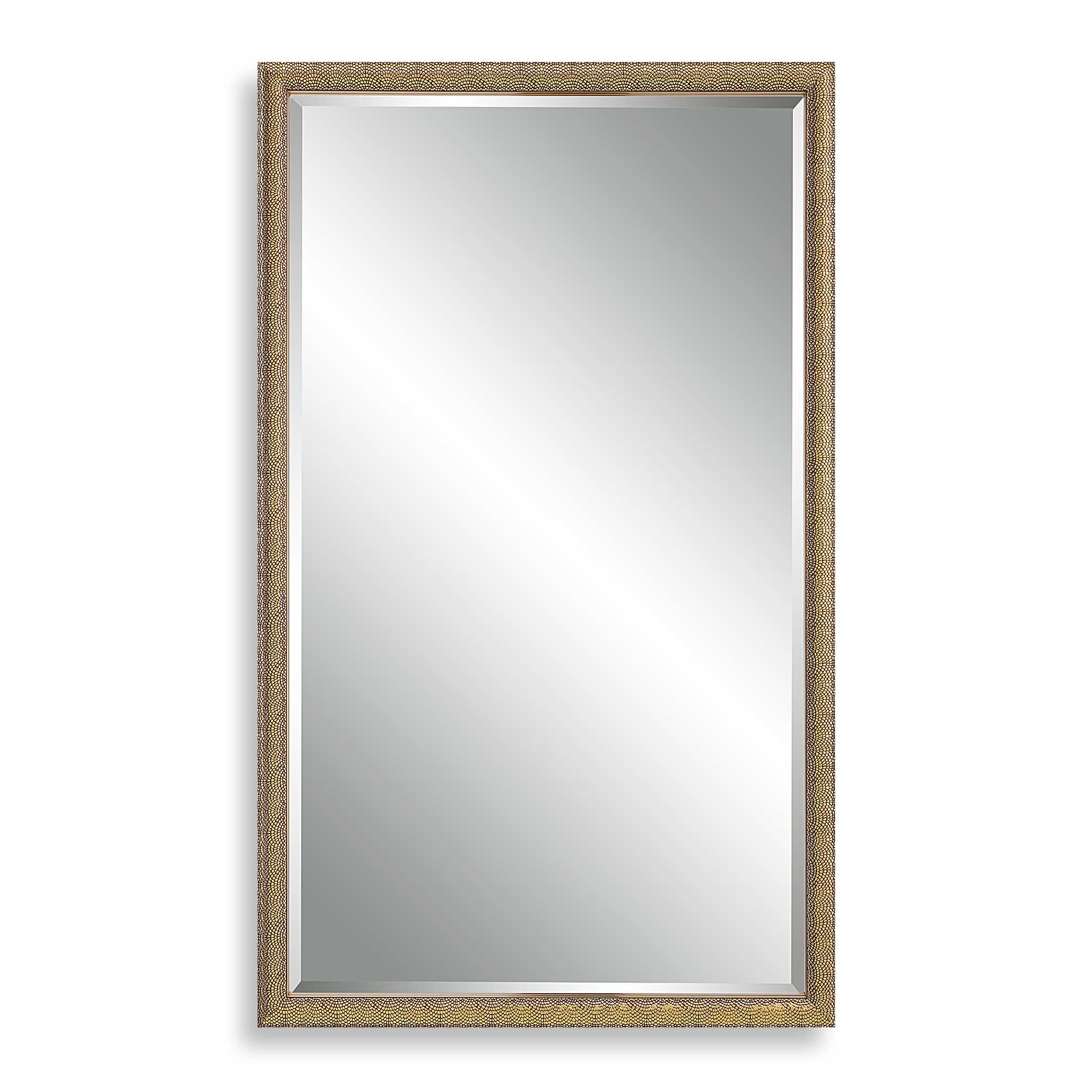 Seraphine Round Gold Wall Mirror