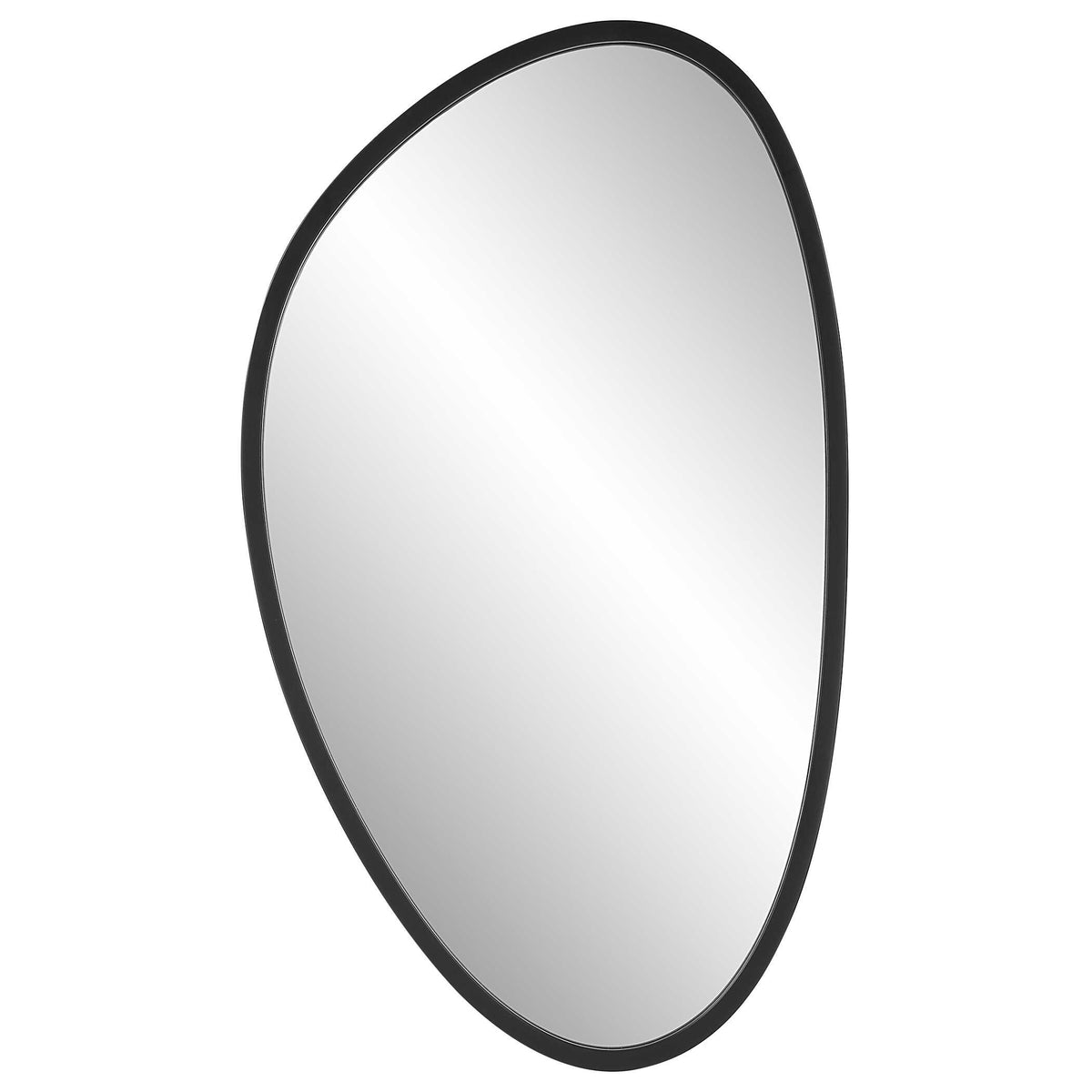 Sirocco Matte Black Wall Mirror