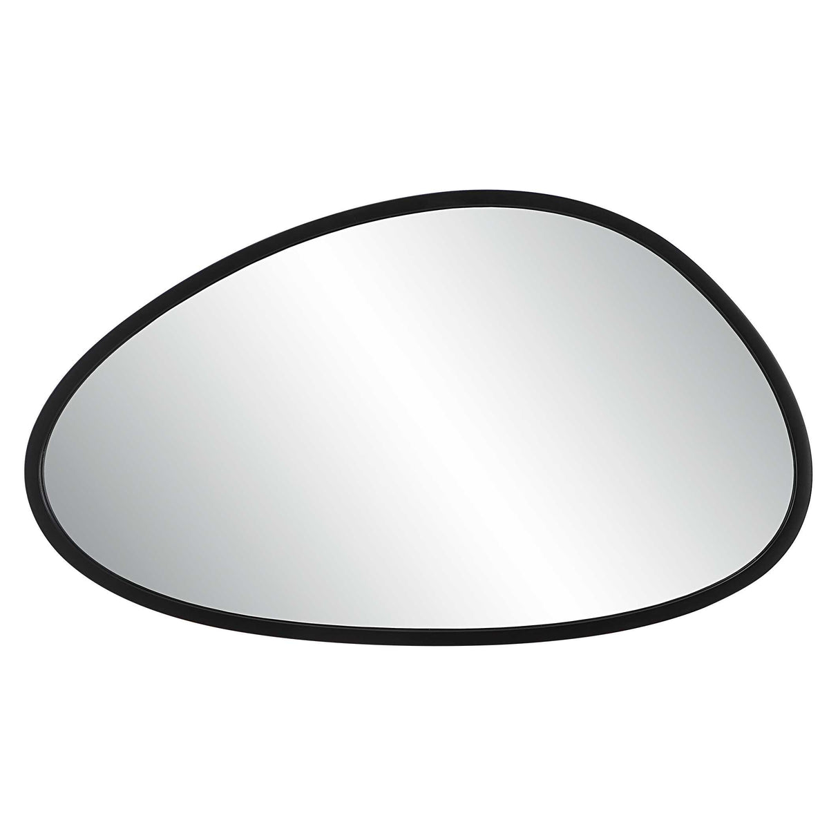 Sirocco Matte Black Wall Mirror