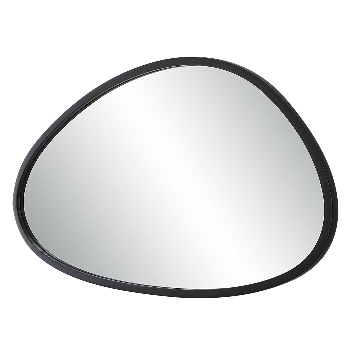 Sirocco Matte Black Wall Mirror