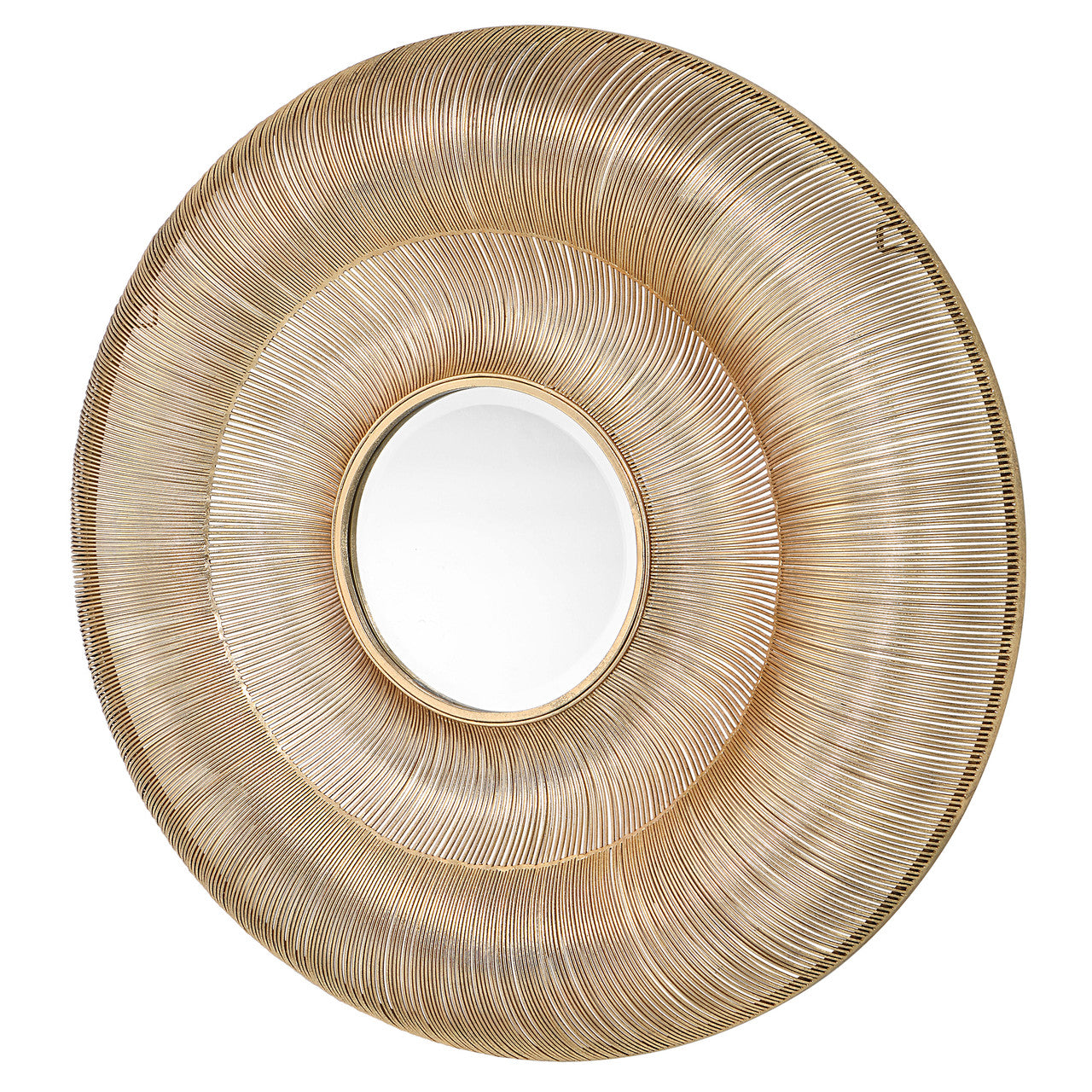 Uttermost Bauble Round Gold Mirror