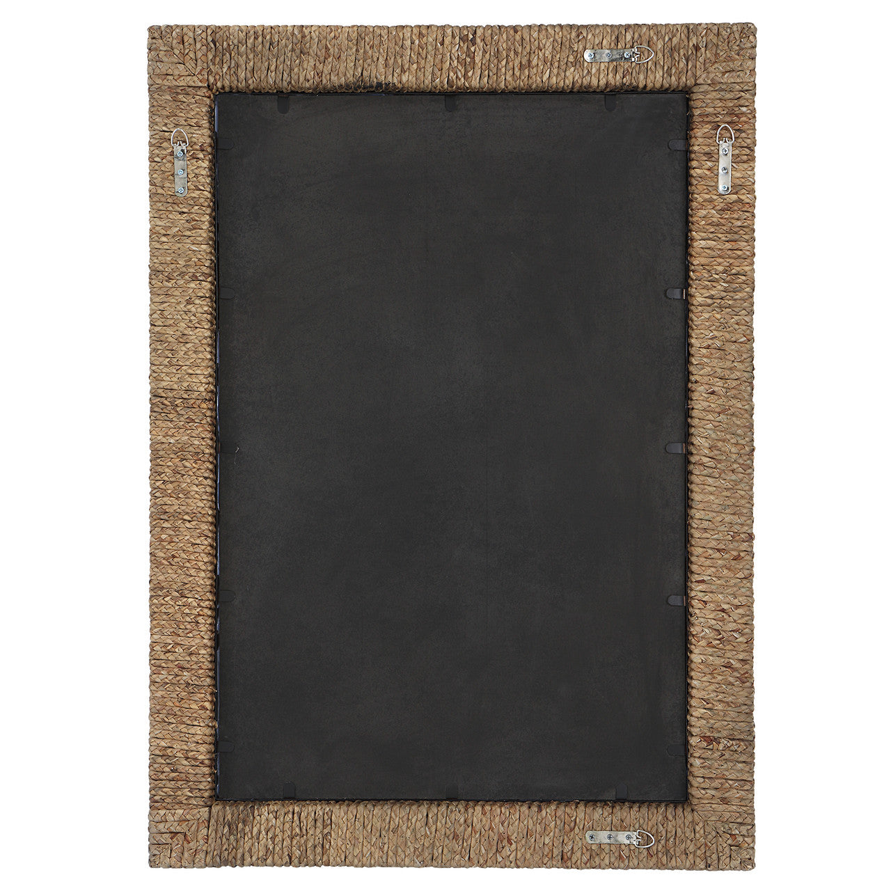 Uttermost Island Braided Straw Mirror