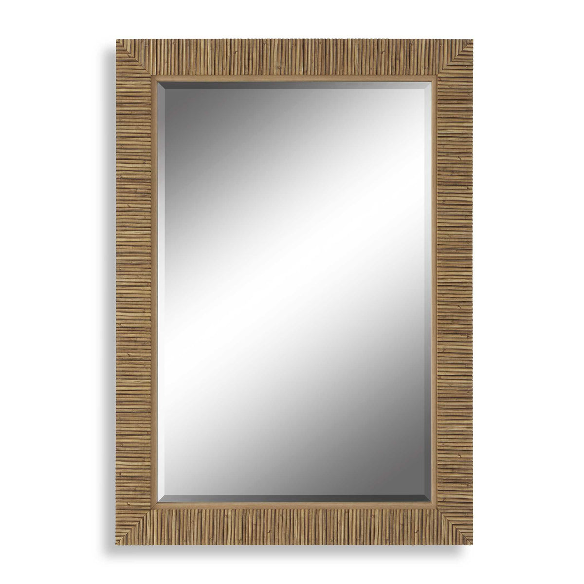 Stellan Round Natural Rattan Wall Mirror