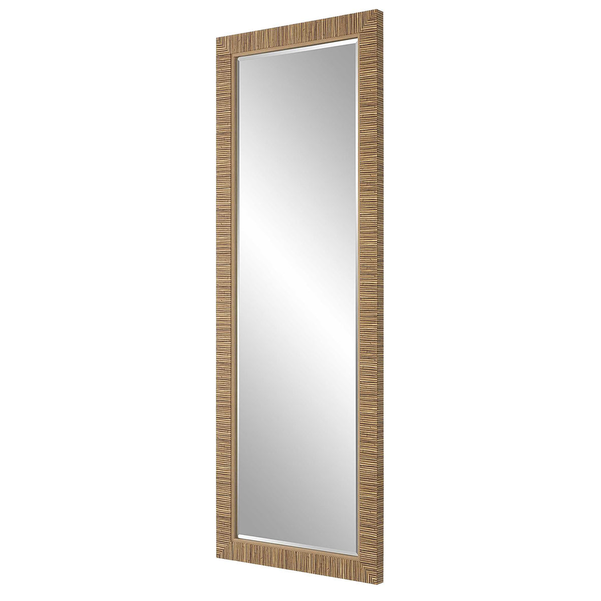 Thackery Round Natural Rattan Wall Mirror
