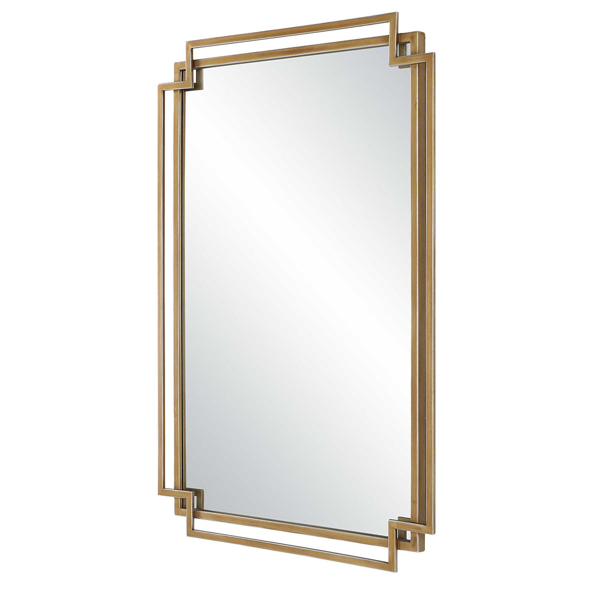 Torvald Gold Iron Wall Mirror