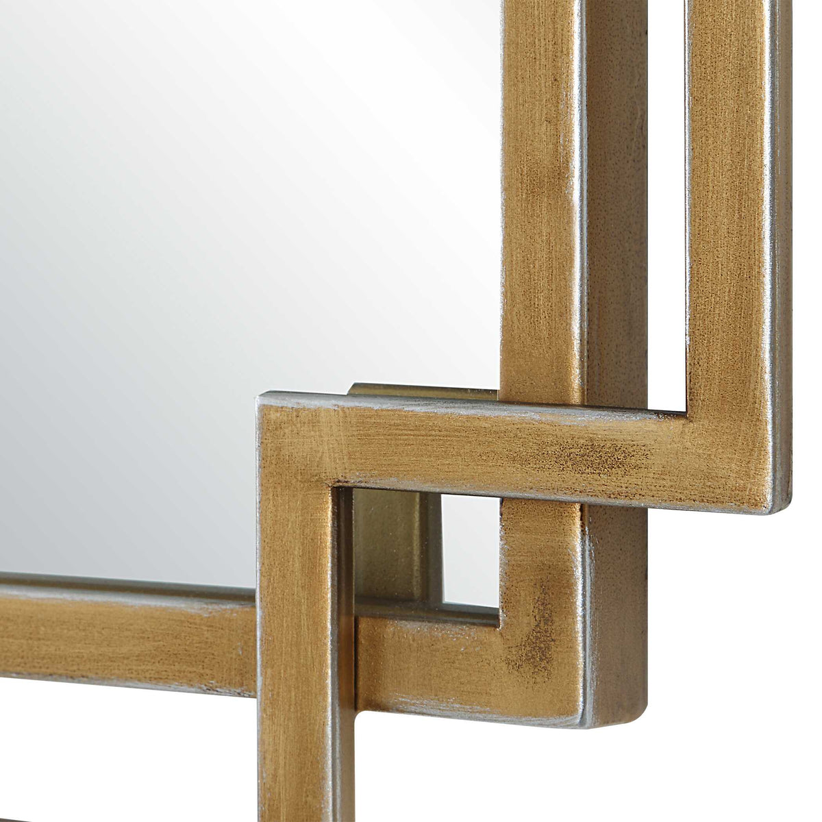 Torvald Gold Iron Wall Mirror