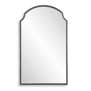 Uverna Arched Gold Iron Wall Mirror