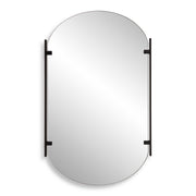 Wrenfield Satin Black Wall Mirror