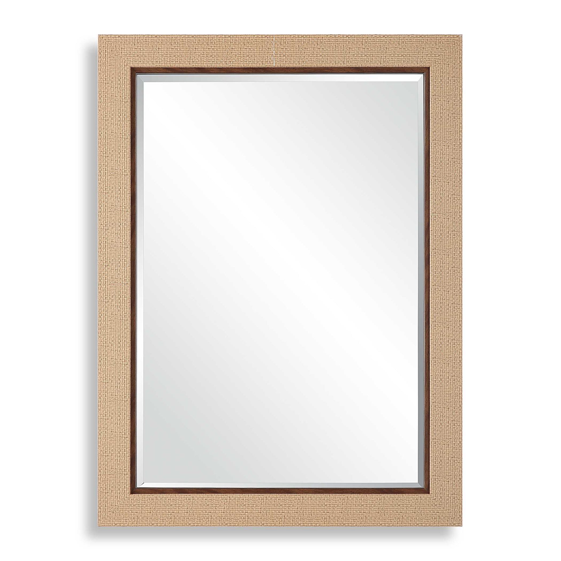 Amaury Round Natural Wall Mirror