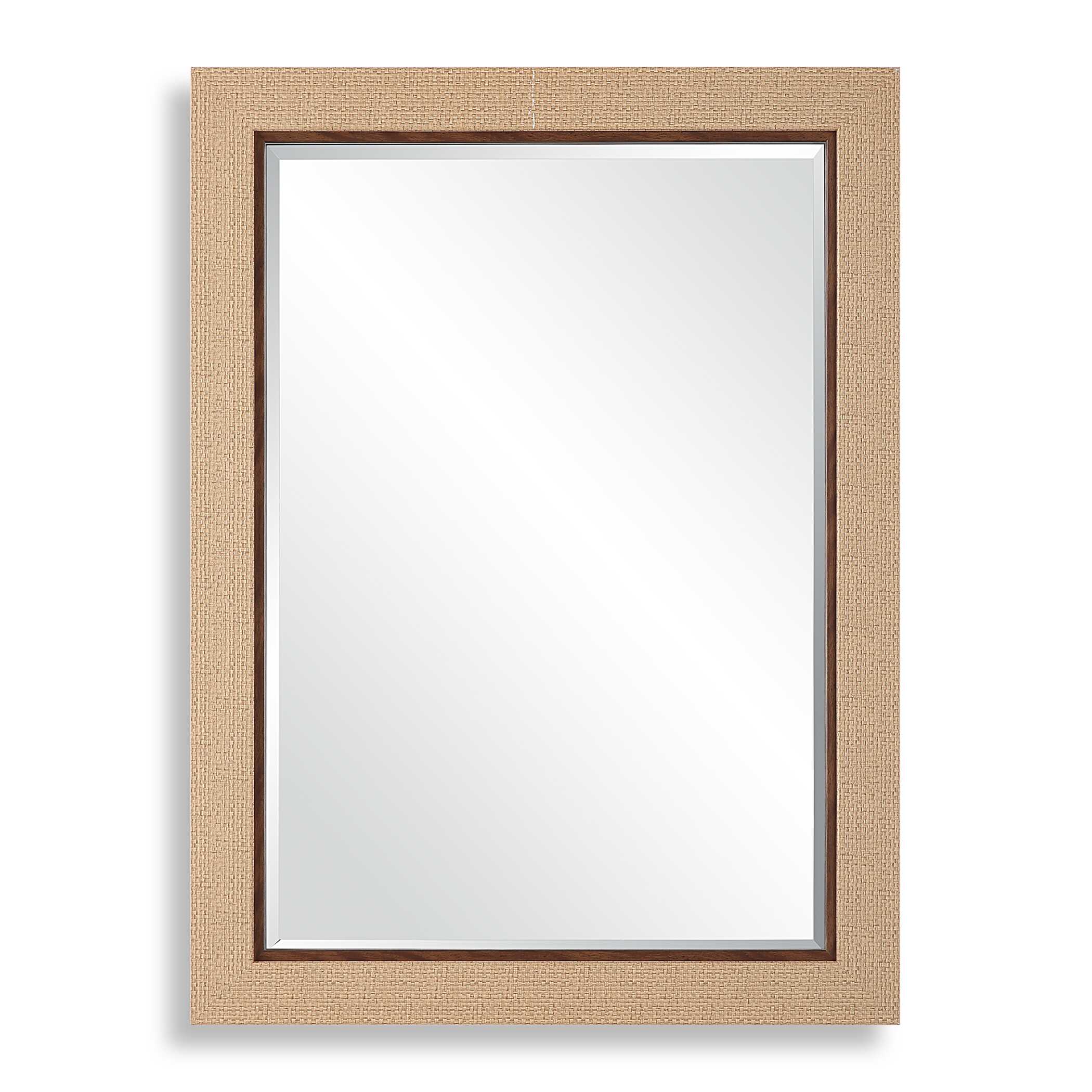 Amaury Round Natural Wall Mirror