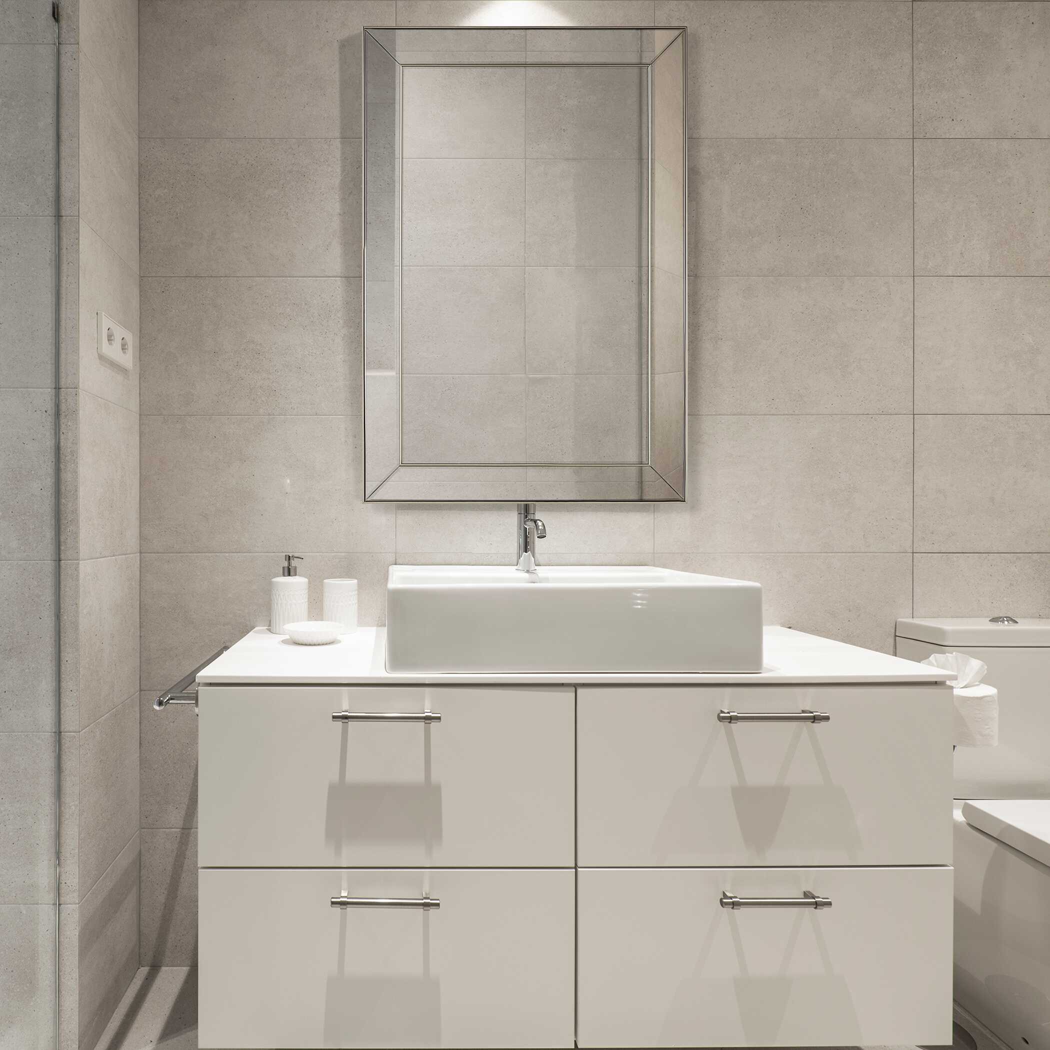 Zerlina Rectangular Nickel Wall Mirror