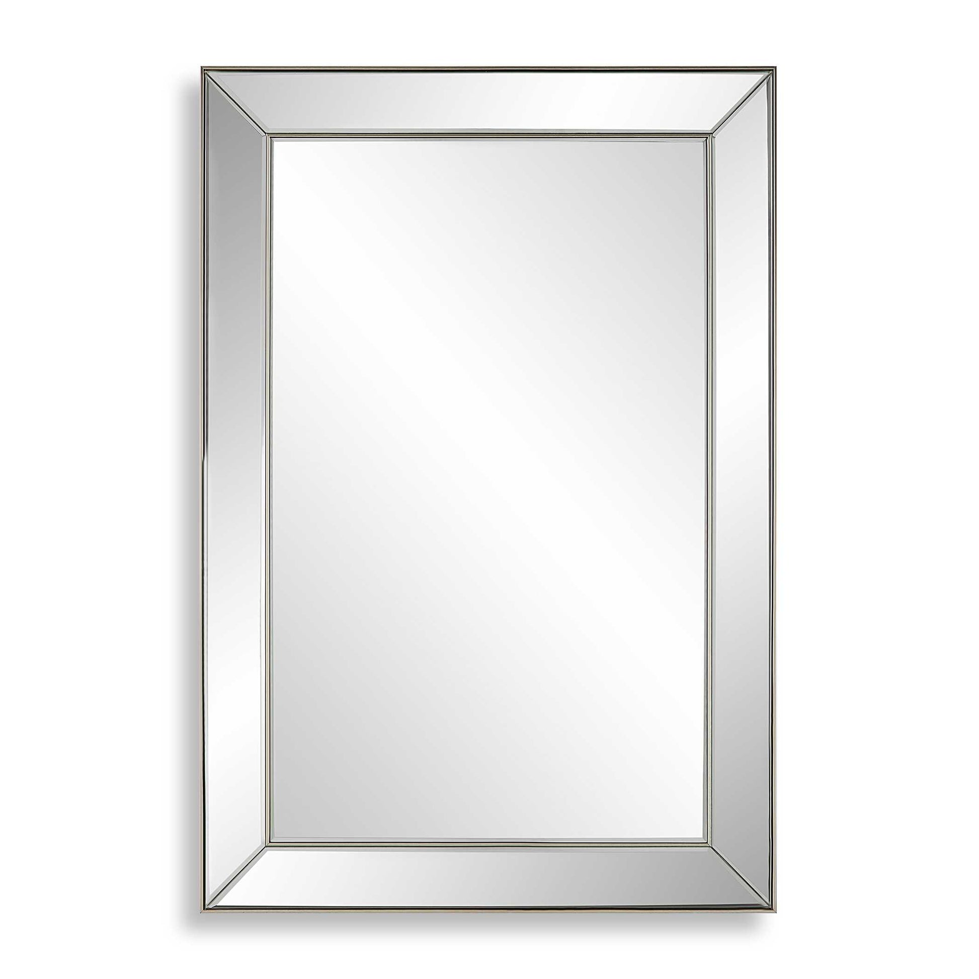 Zerlina Rectangular Nickel Wall Mirror
