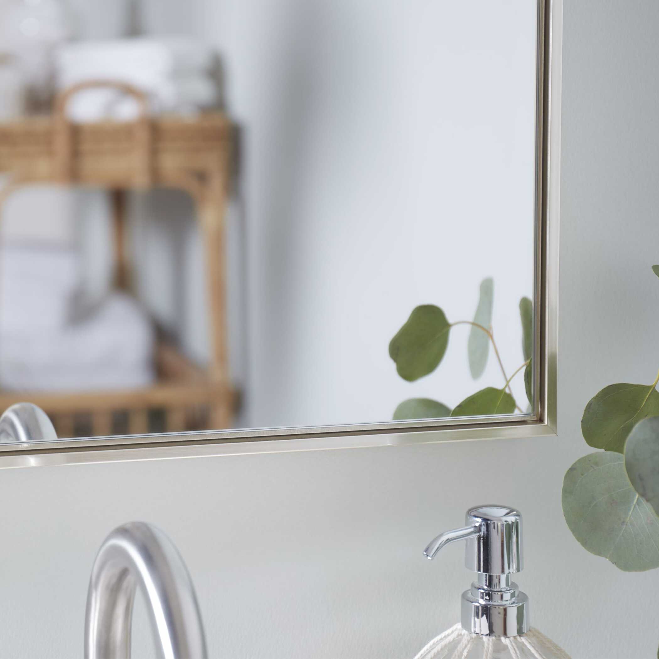 Cortona Silver Wall Mirror