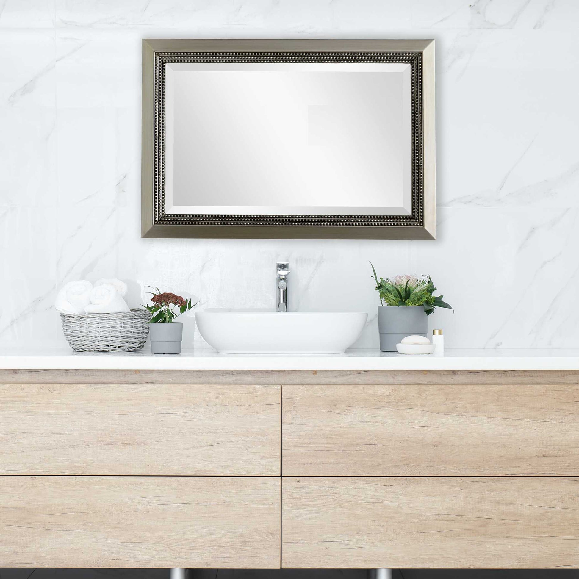 Darnley Silver Wall Mirror