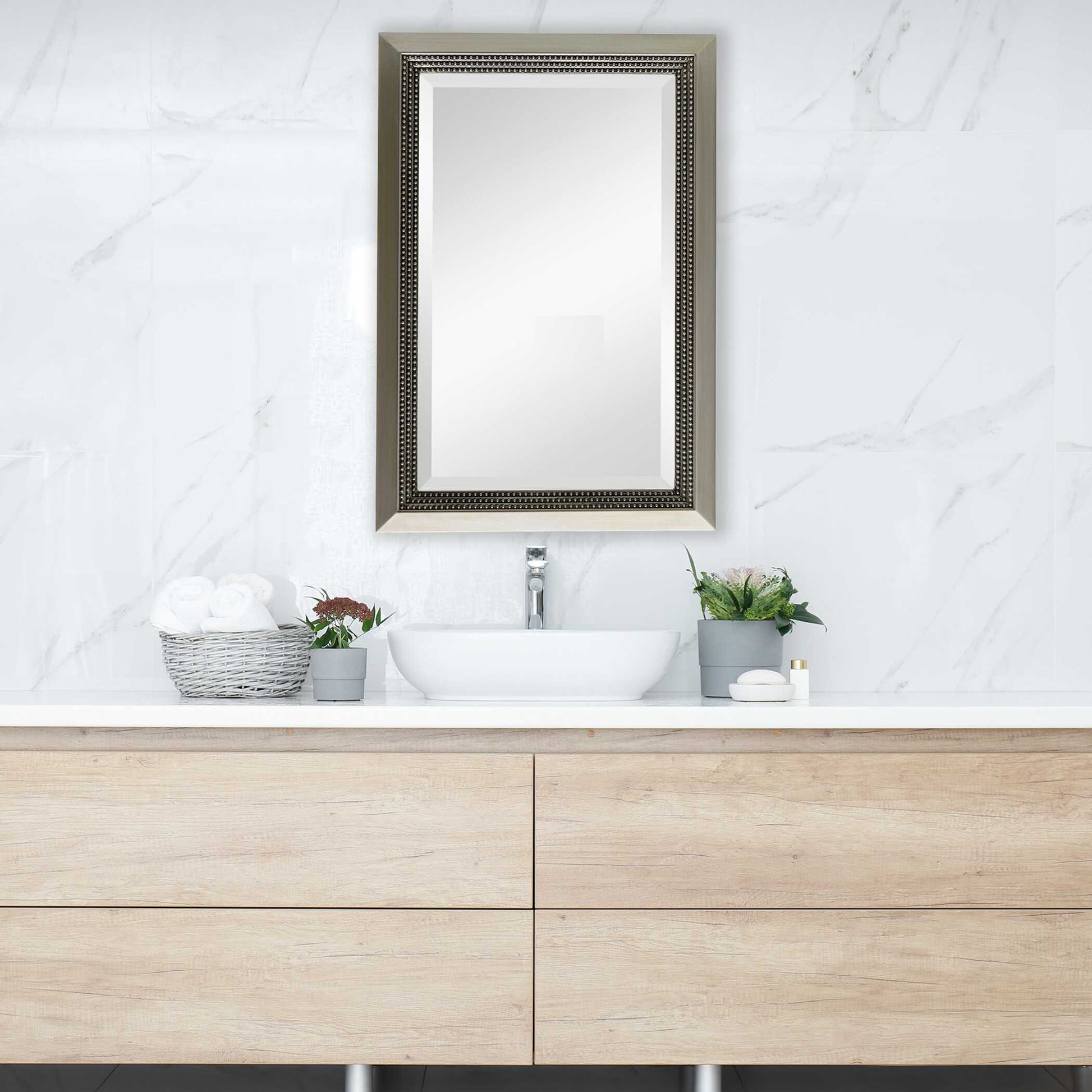 Darnley Silver Wall Mirror