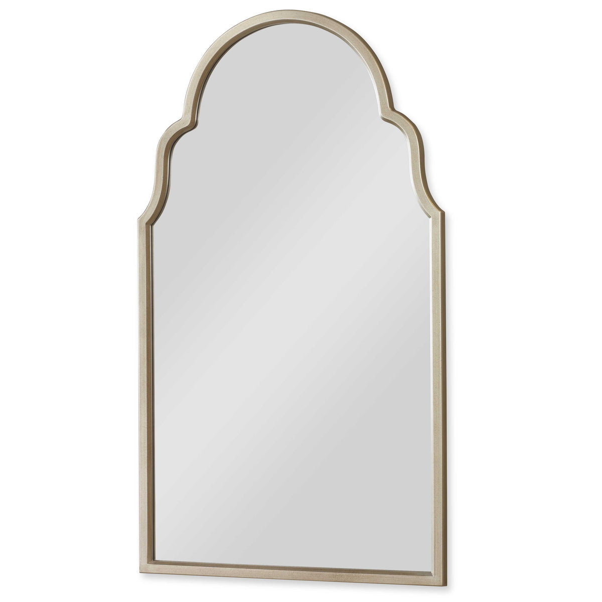 Everly Arched Silver Wall Mirror