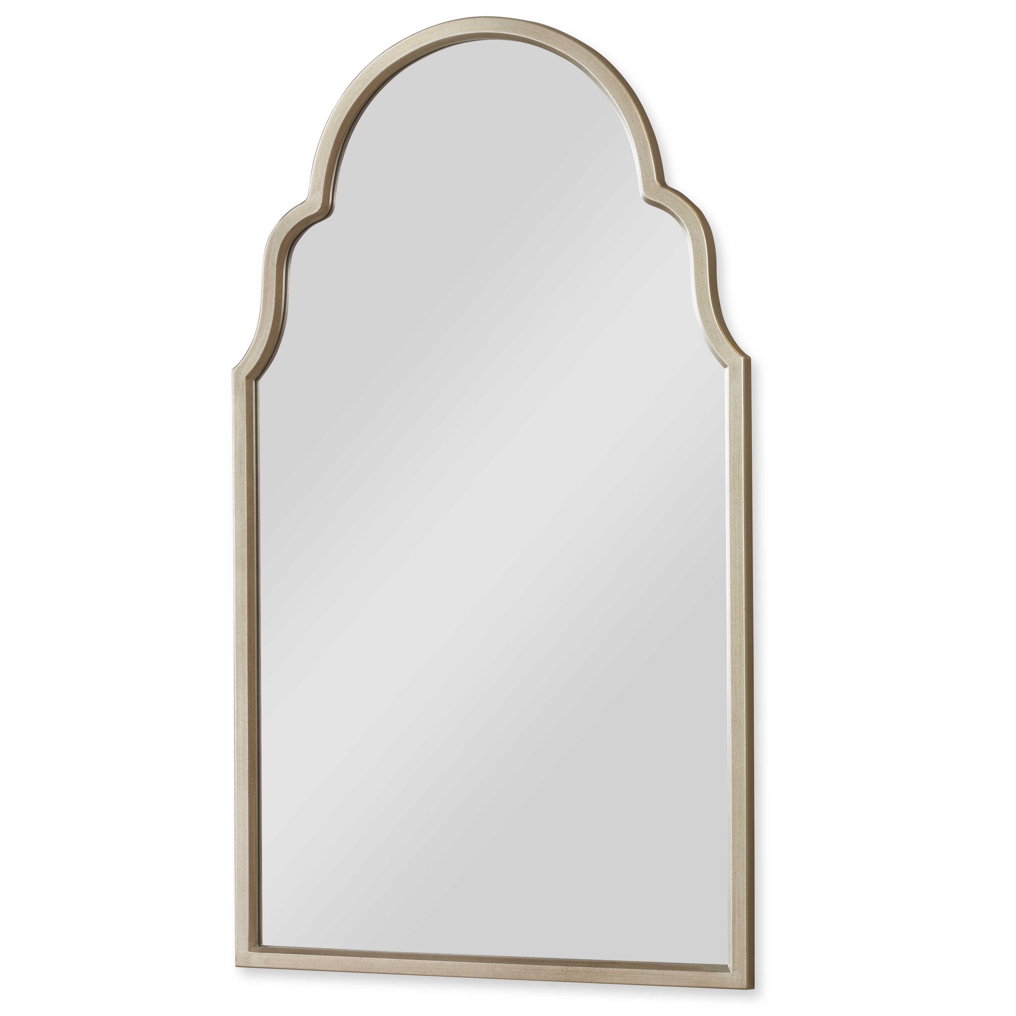 Everly Arched Silver Wall Mirror