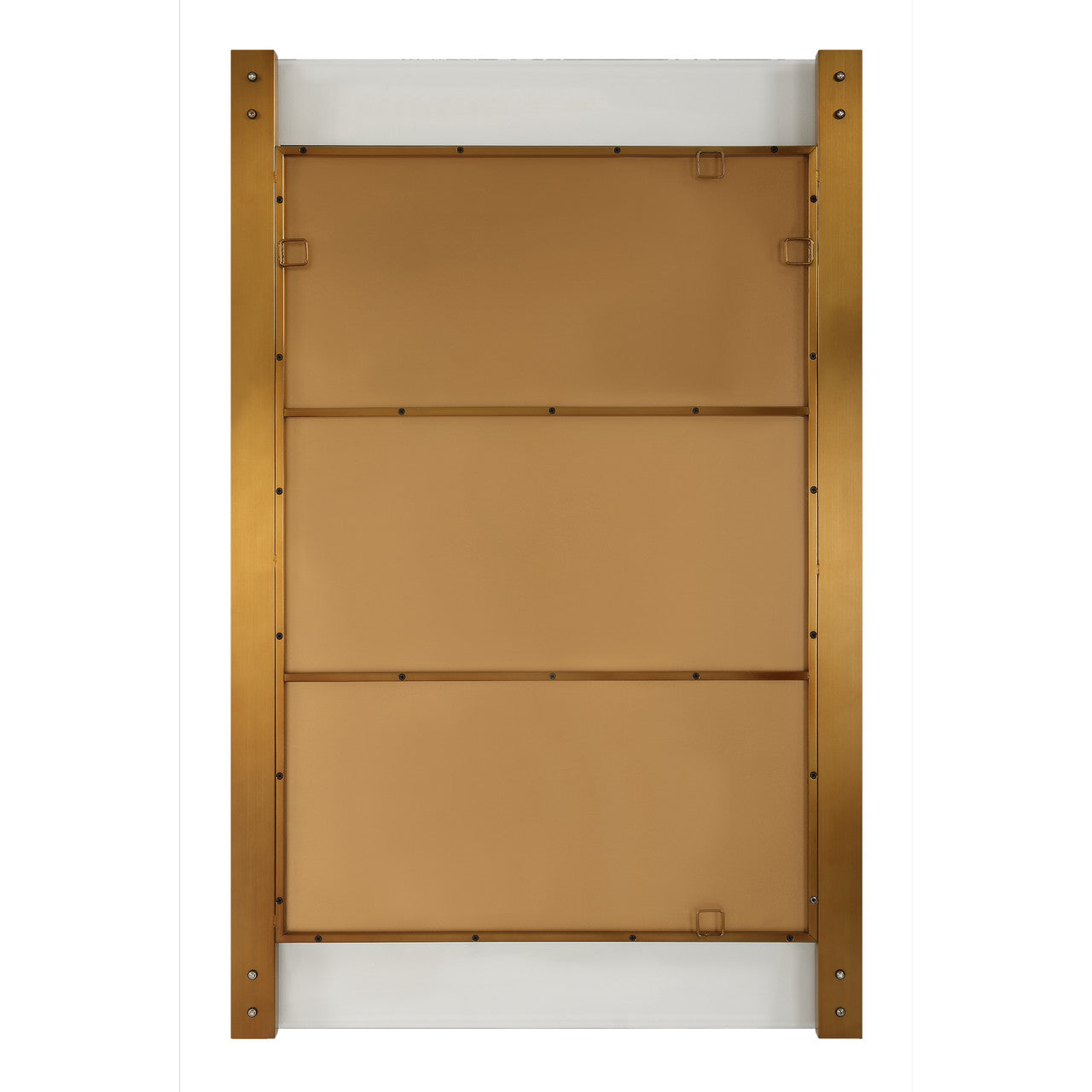 Uttermost Nera Plated Brass Mirror