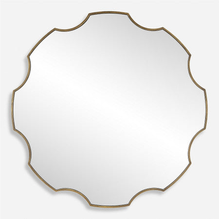 Gearing Up Bronze Mirror
