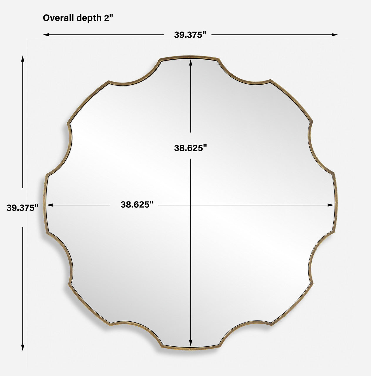 Uttermost Gearing Up Bronze Mirror