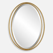 Uttermost Rhodes Gold Oval Mirror