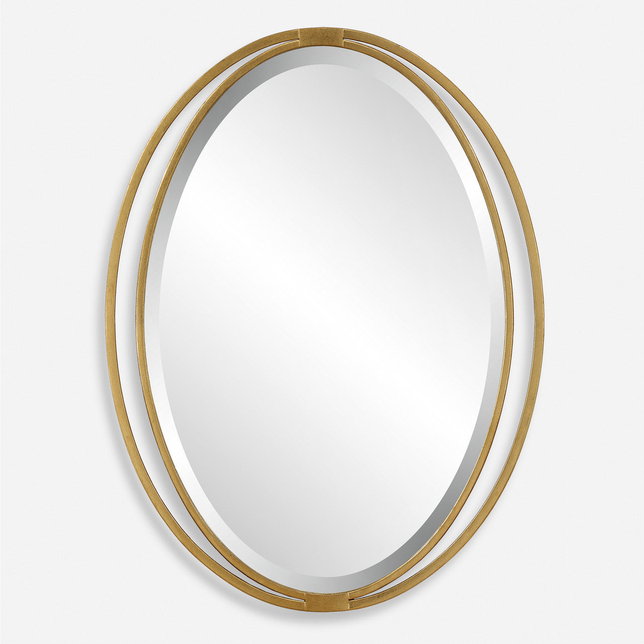 Uttermost Rhodes Gold Oval Mirror