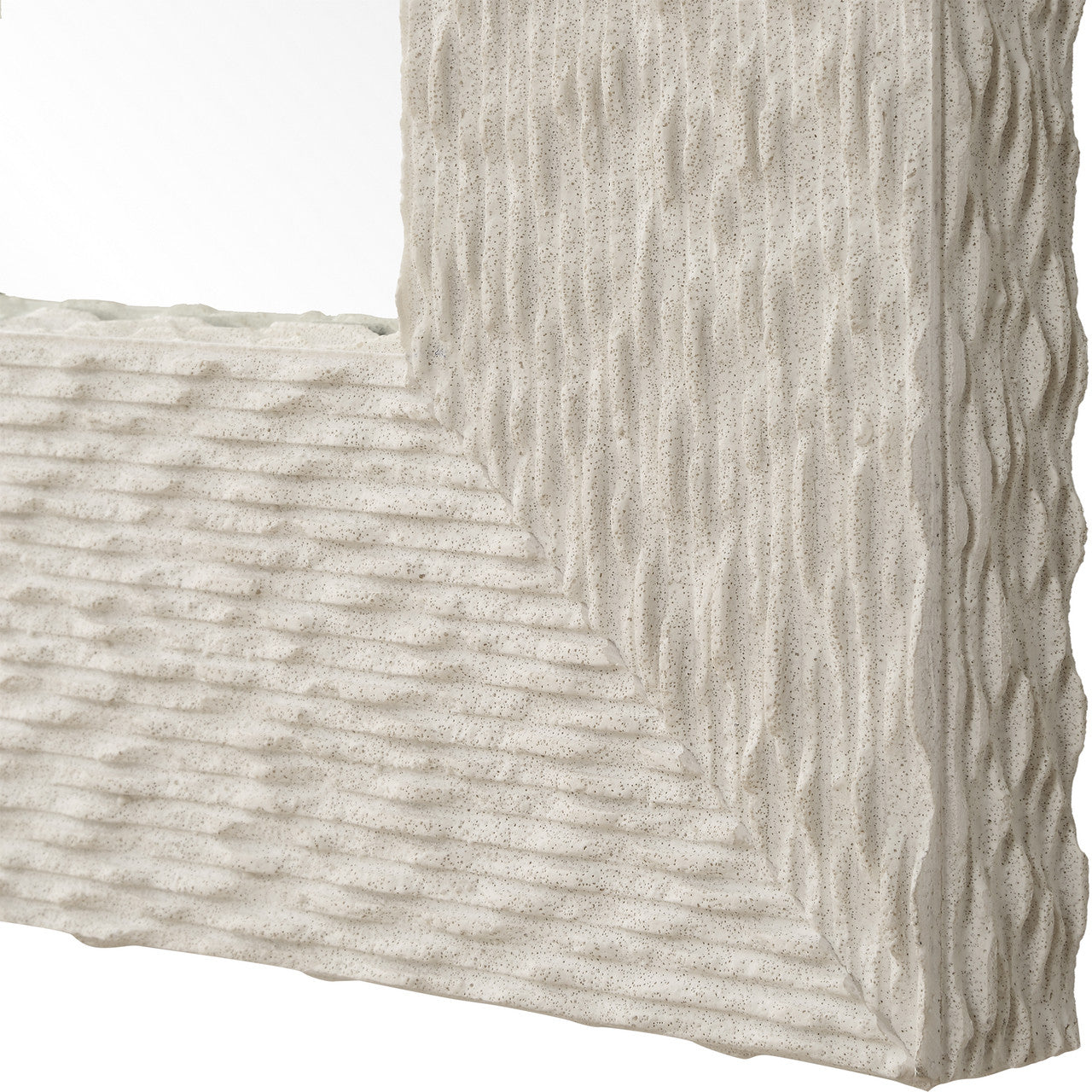 Uttermost Everett Ivory Stone Mirror