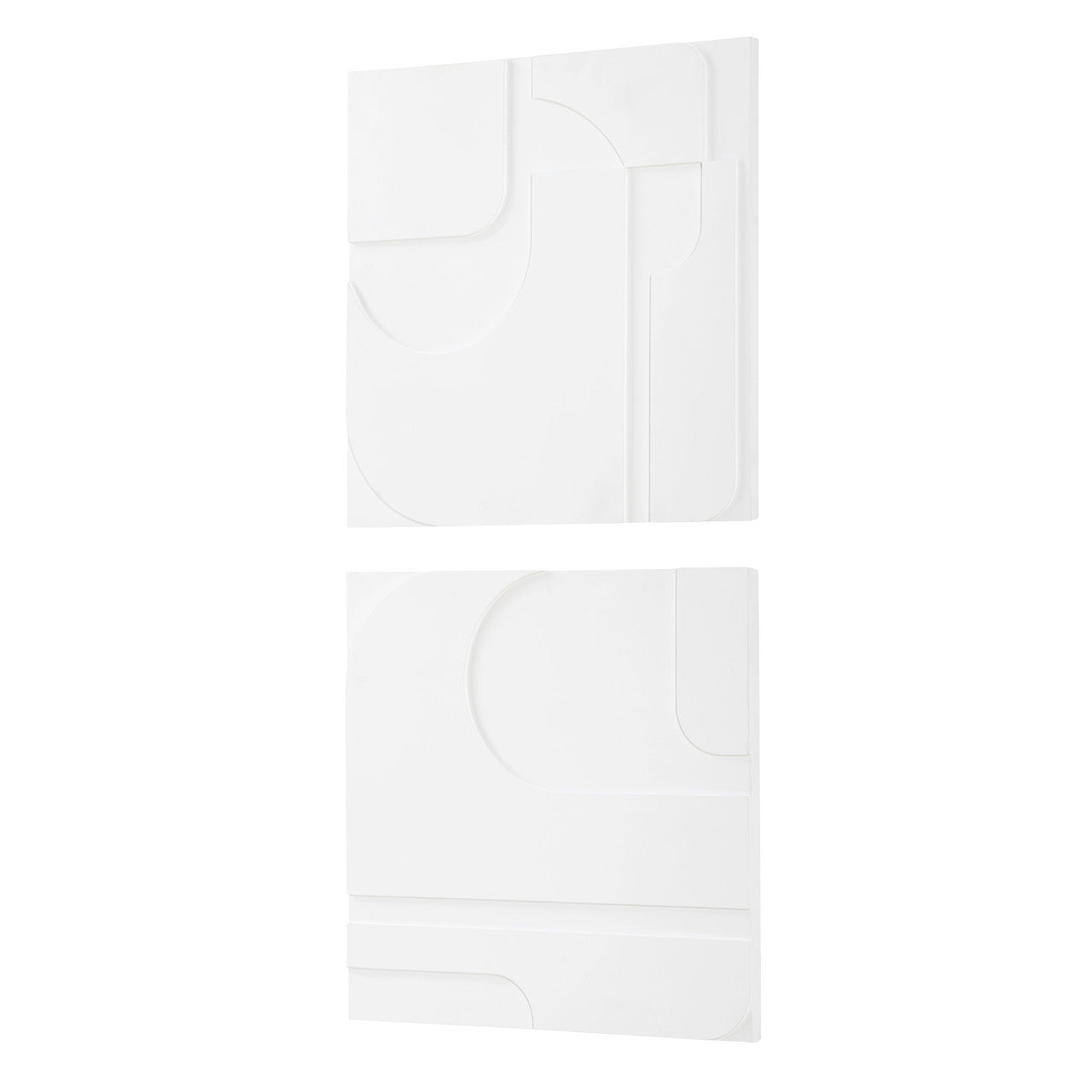 Uttermost Contours White Wall Decor, S/2