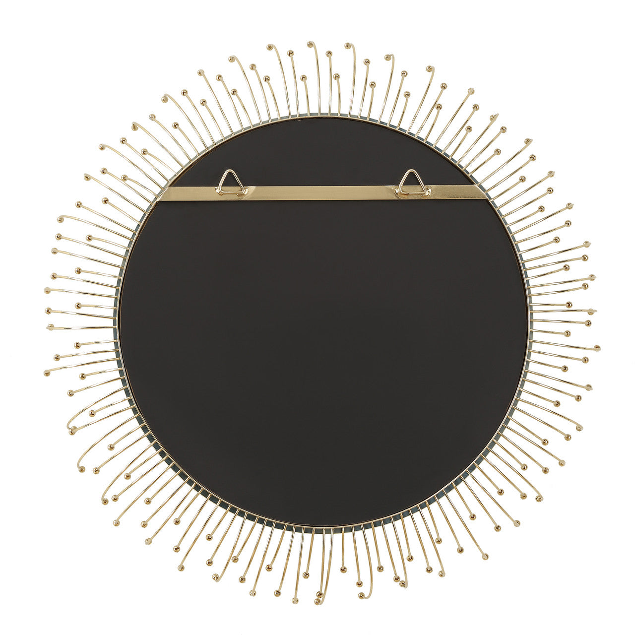 Uttermost Aga Round Gold Mirror