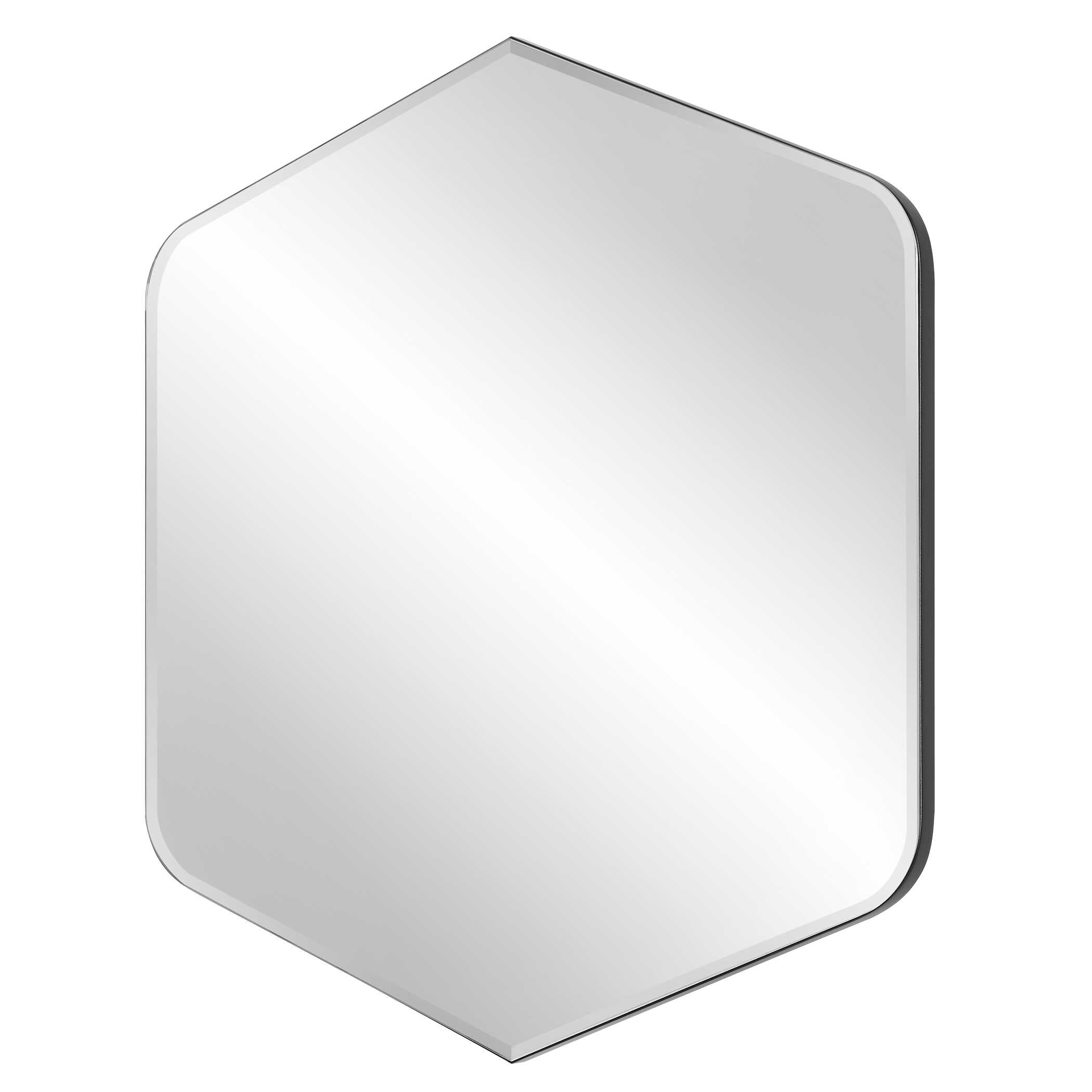Greysen Round Black Wall Mirror