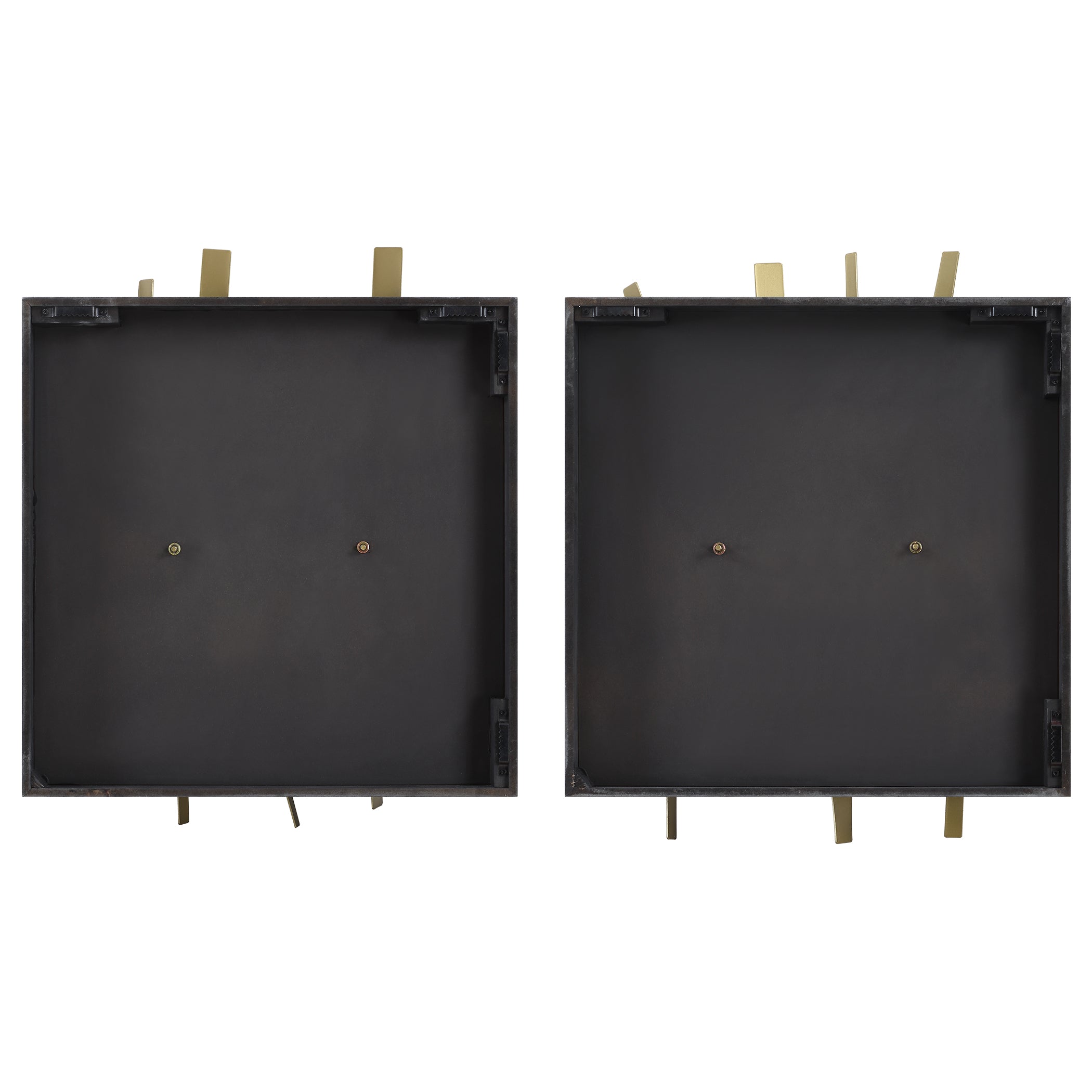 Uttermost Crosshatch Metal Wall Decor Set/2