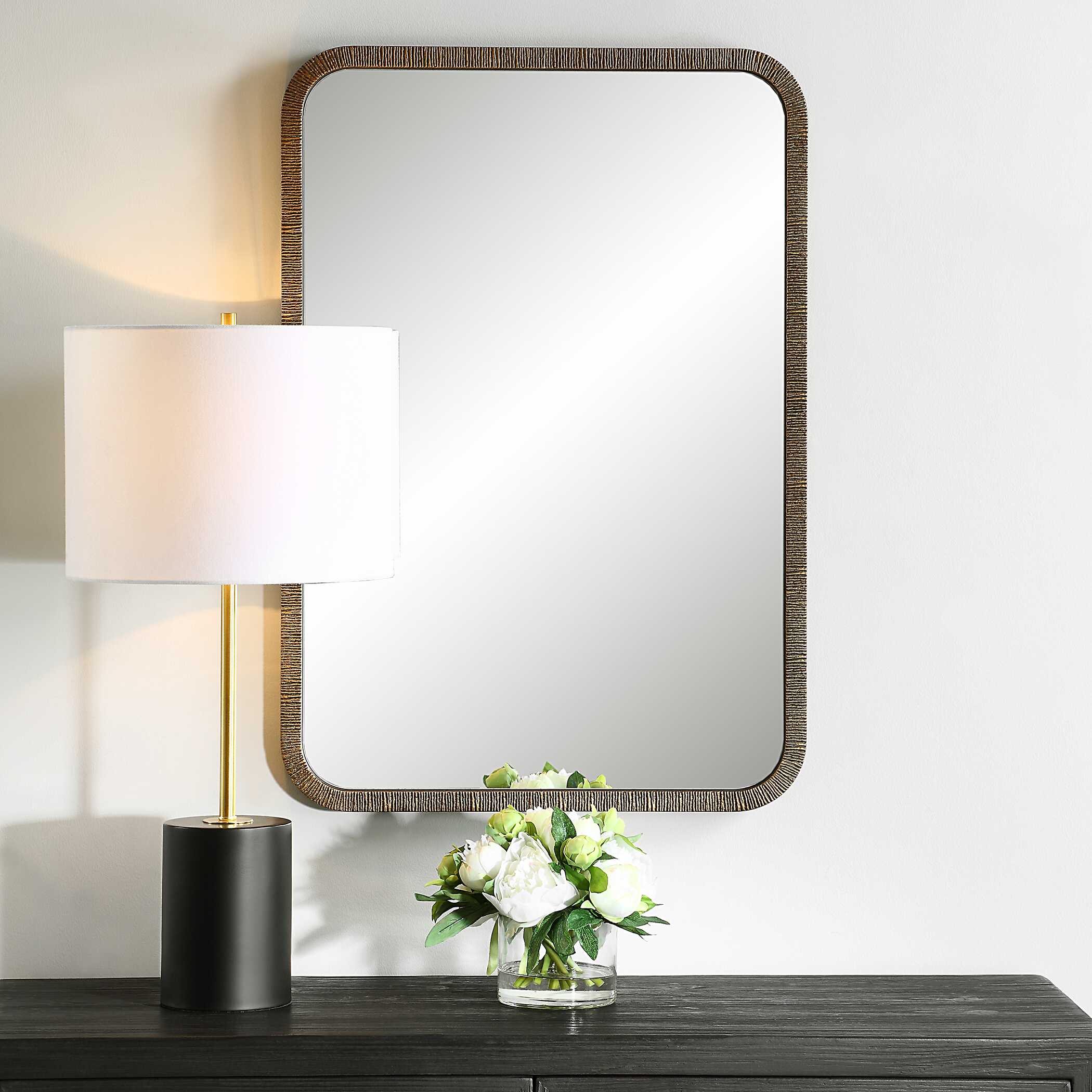 Jerricho Antique Gold Wall Mirror